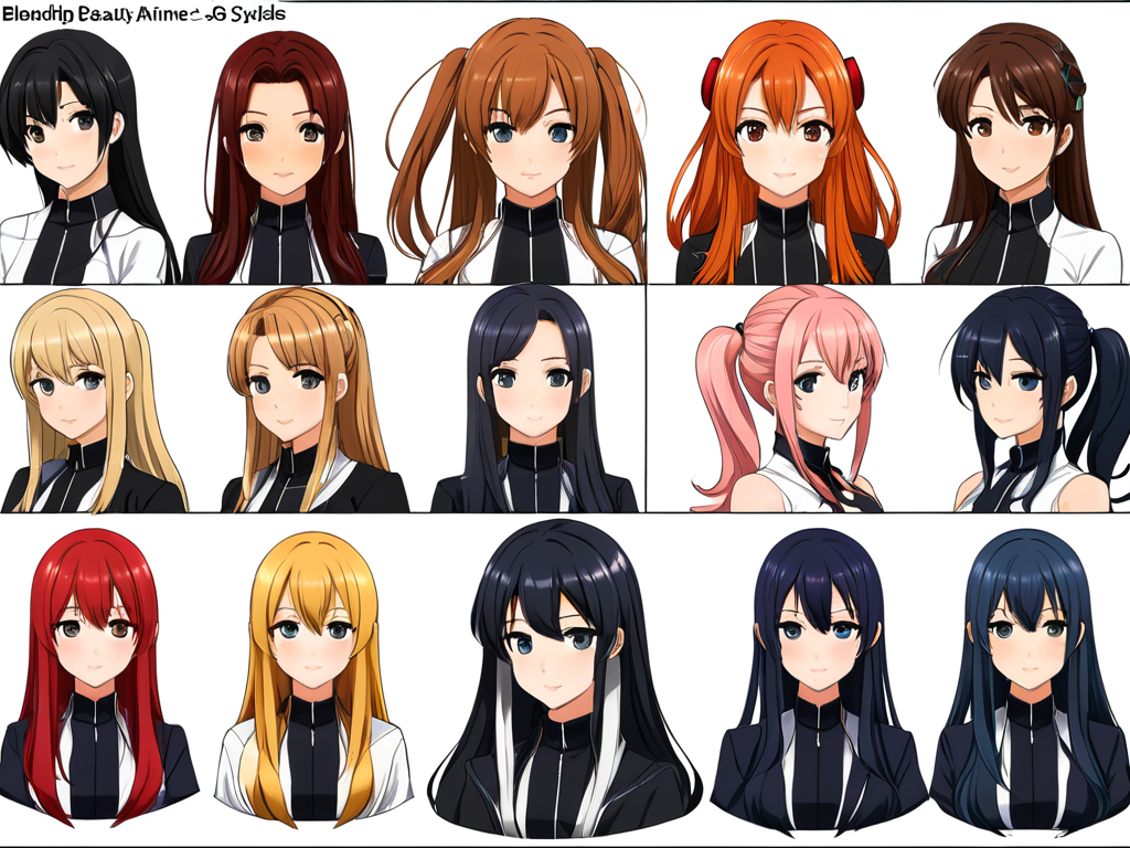 Featured image for blog post: Blending Beauty: A Guide to Realistic Anime Hair Styles w...